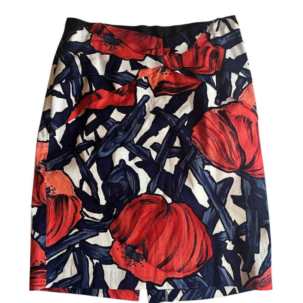 Moulinette Soeurs NEW Bold Tulip Pencil Skirt Womens Size 12 Floral Anthro Large
